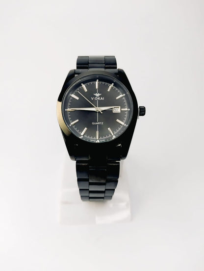 VOKAI Quartz Men’s Watch – Black Dial & Date